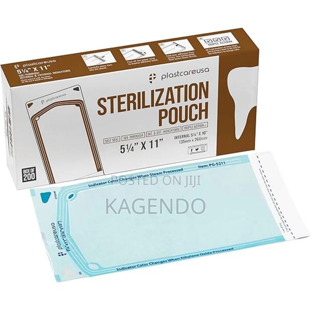 Sterilization Pouches 5.25 X 11 Inches – Medical Sterile Packaging