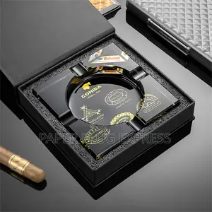 Black Cohiba Cigars Ashtray