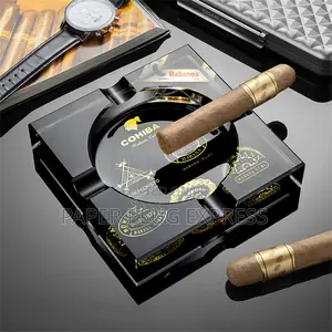 Black Cohiba Cigars Ashtray