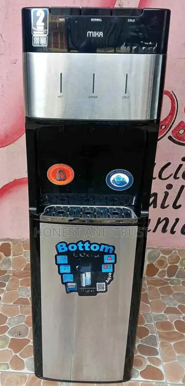 Black Mika Hot+Cold+Normal Water Dispenser