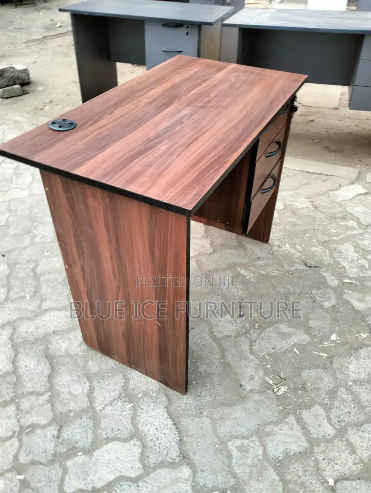 1m Brown Office Desk