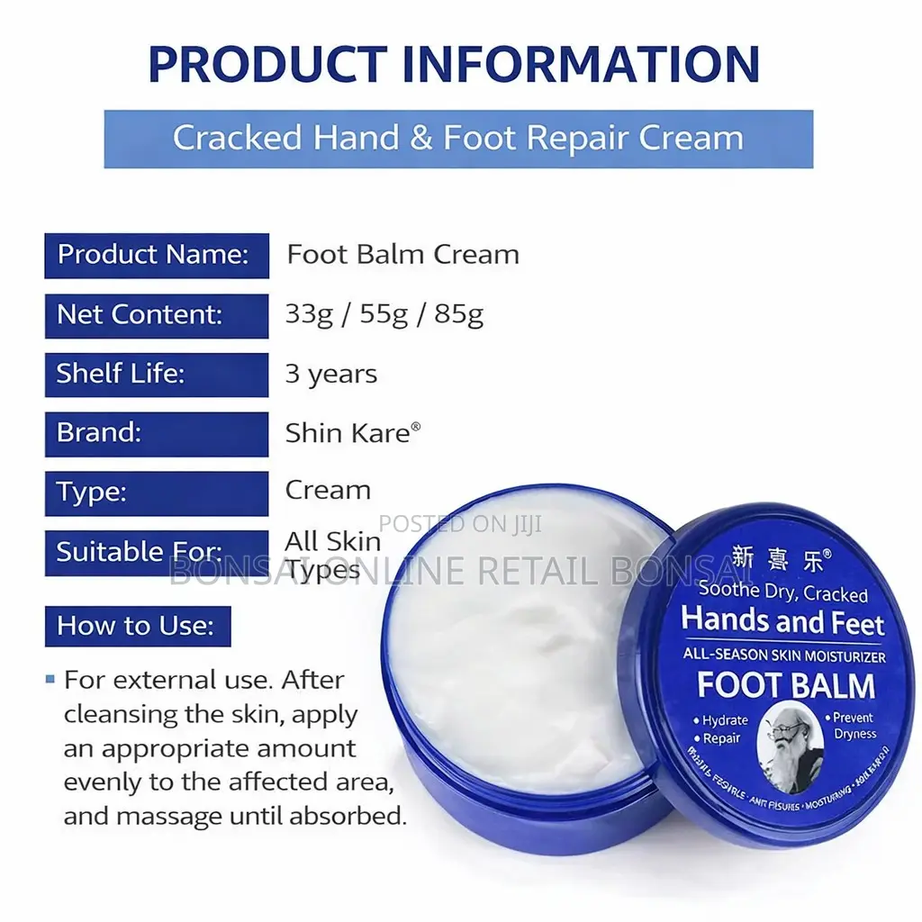 85g Anti-Crack Foot Cream Heel Repair Moisturizing Hand Foot Care