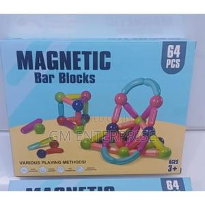 *64 Magnetic Sticks,Magnetic Blocks - thumbnail 2