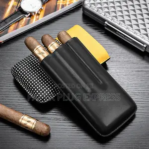 Legend Genuine Leather 3-Cigars Case