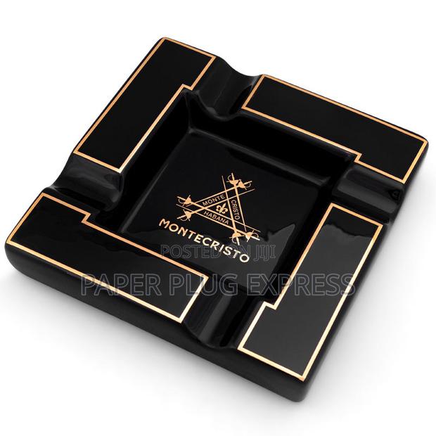 Premium Ceramic Cigars Ashtray - main view