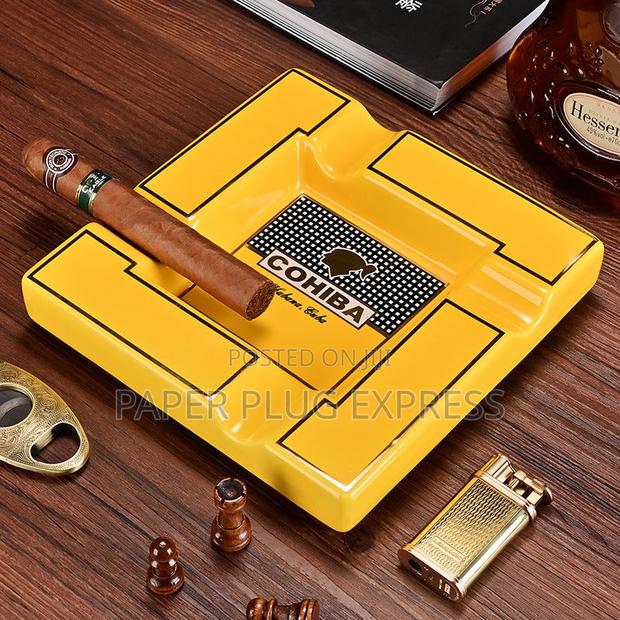 Premium Ceramic Cigars Ashtray - thumbnail 3