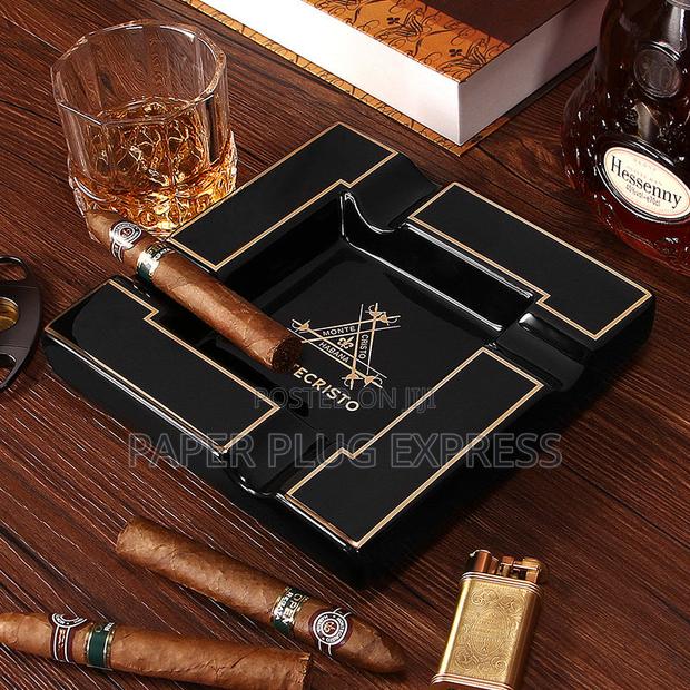 Premium Ceramic Cigars Ashtray - thumbnail 4