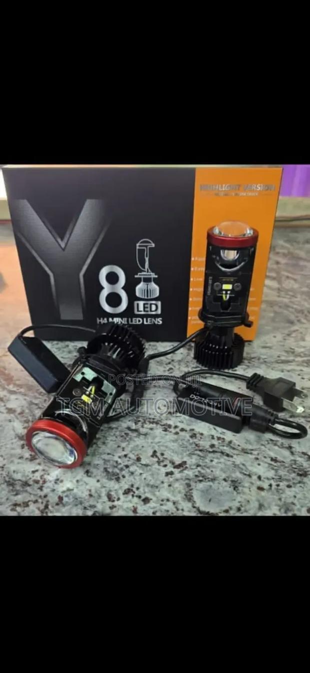 Bright H4 Led Bulb Y8 With Projector Lense - main view