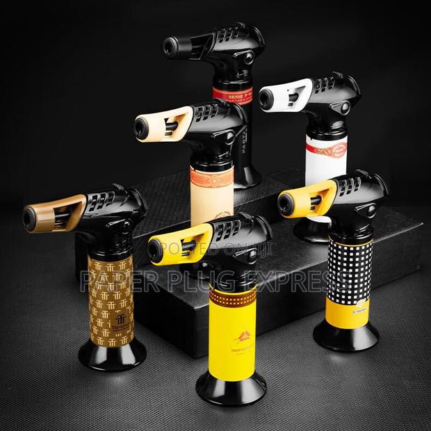 One Hand Ergonomic Torch Cigars Lighter - thumbnail 6