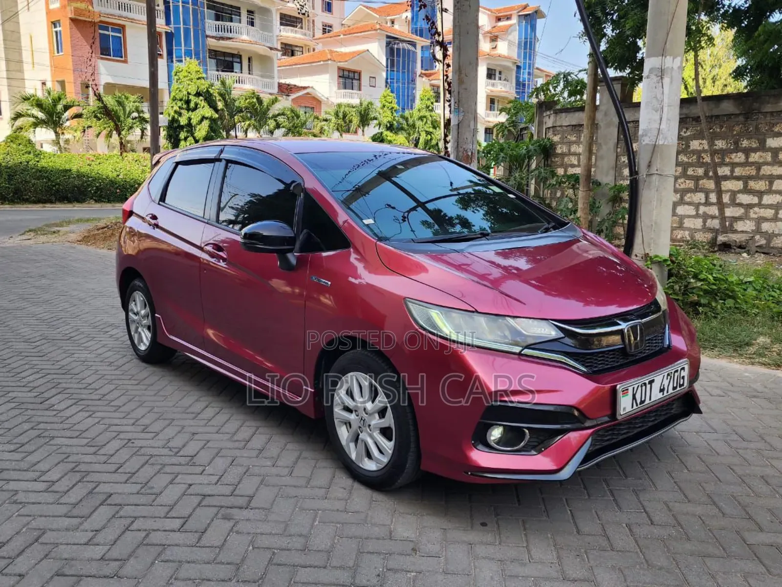Honda Fit 2018 Red