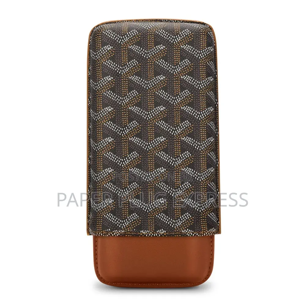 Goyard 3-Cigars Leather Case