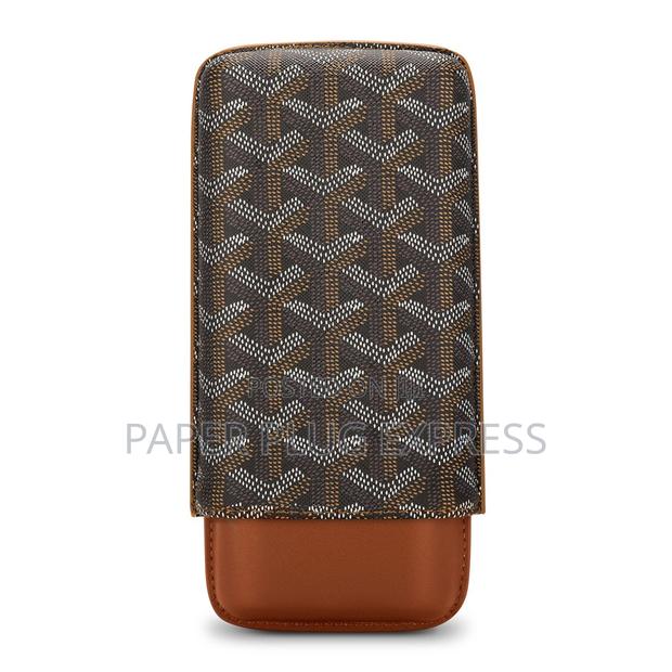 Goyard 3-Cigars Leather Case - main view