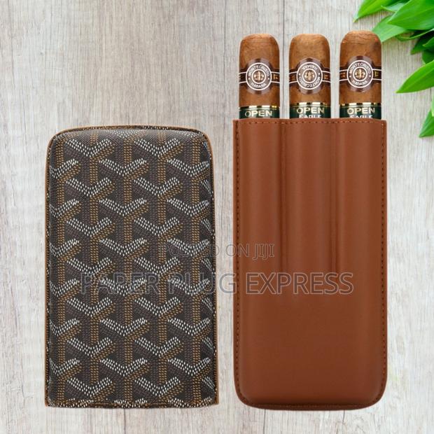 Goyard 3-Cigars Leather Case - thumbnail 4
