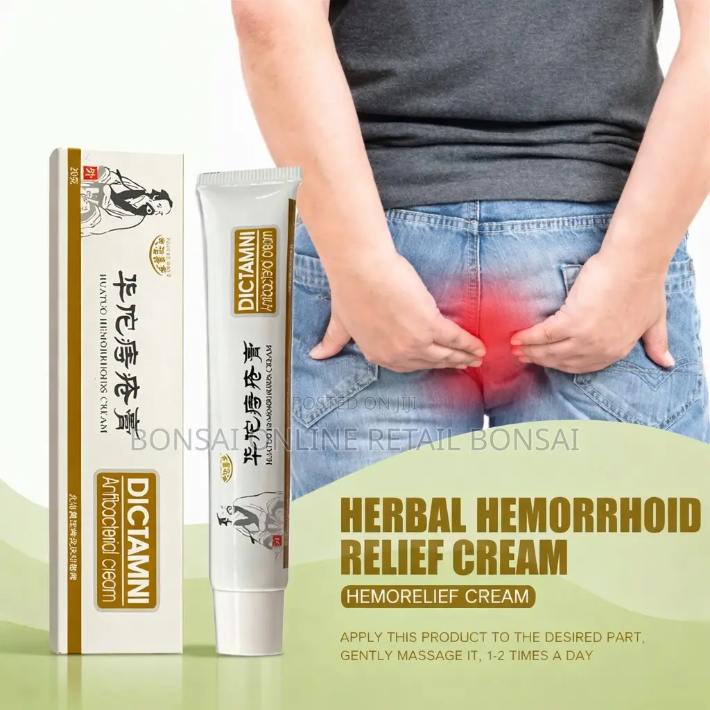 Chinese Herbal Hemorrhoid Relief Cream for External Piles Pain