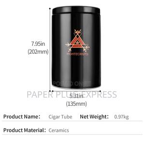 Montecristo Ceramic Storage Humidor Jar - 25 Cigars - thumbnail 2