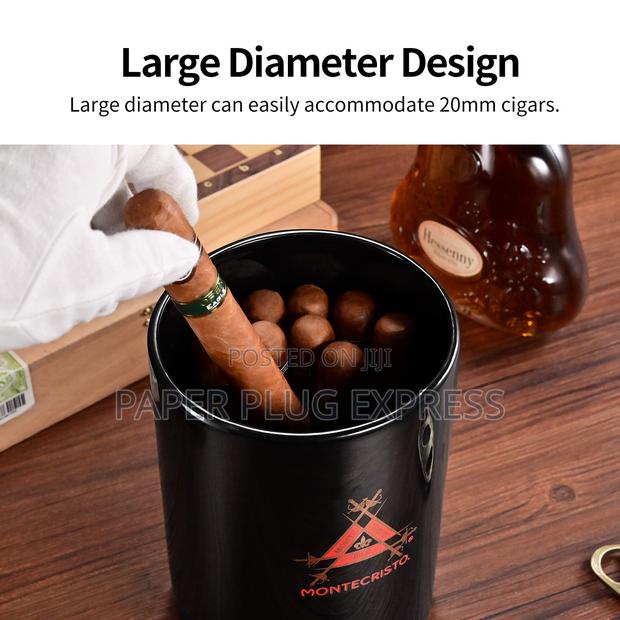 Montecristo Ceramic Storage Humidor Jar - 25 Cigars - thumbnail 3
