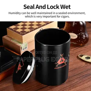 Montecristo Ceramic Storage Humidor Jar - 25 Cigars