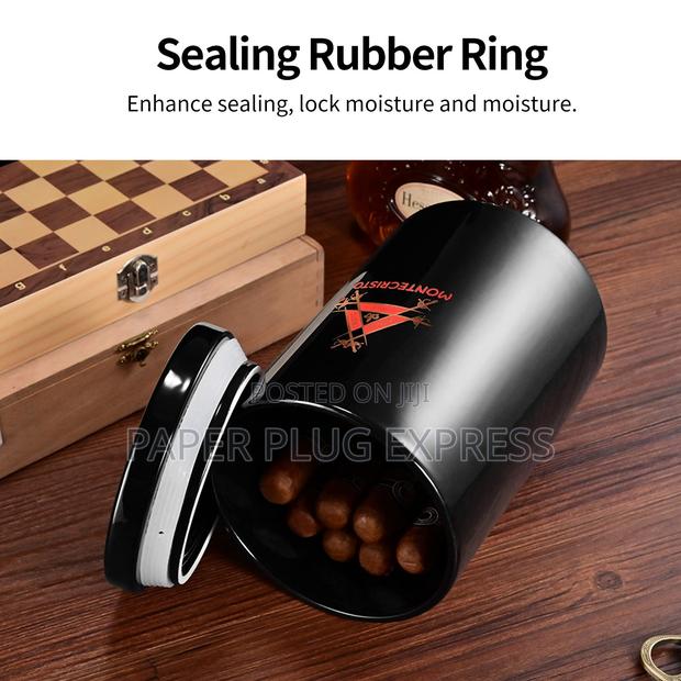 Montecristo Ceramic Storage Humidor Jar - 25 Cigars - thumbnail 5