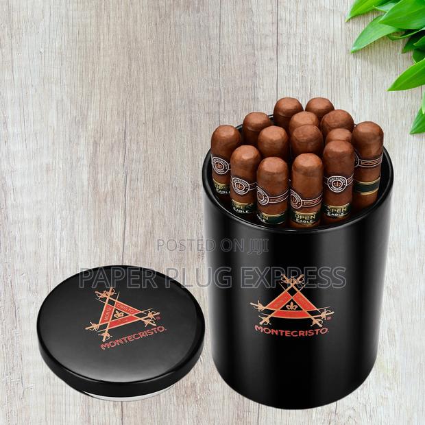 Montecristo Ceramic Storage Humidor Jar - 25 Cigars - thumbnail 8