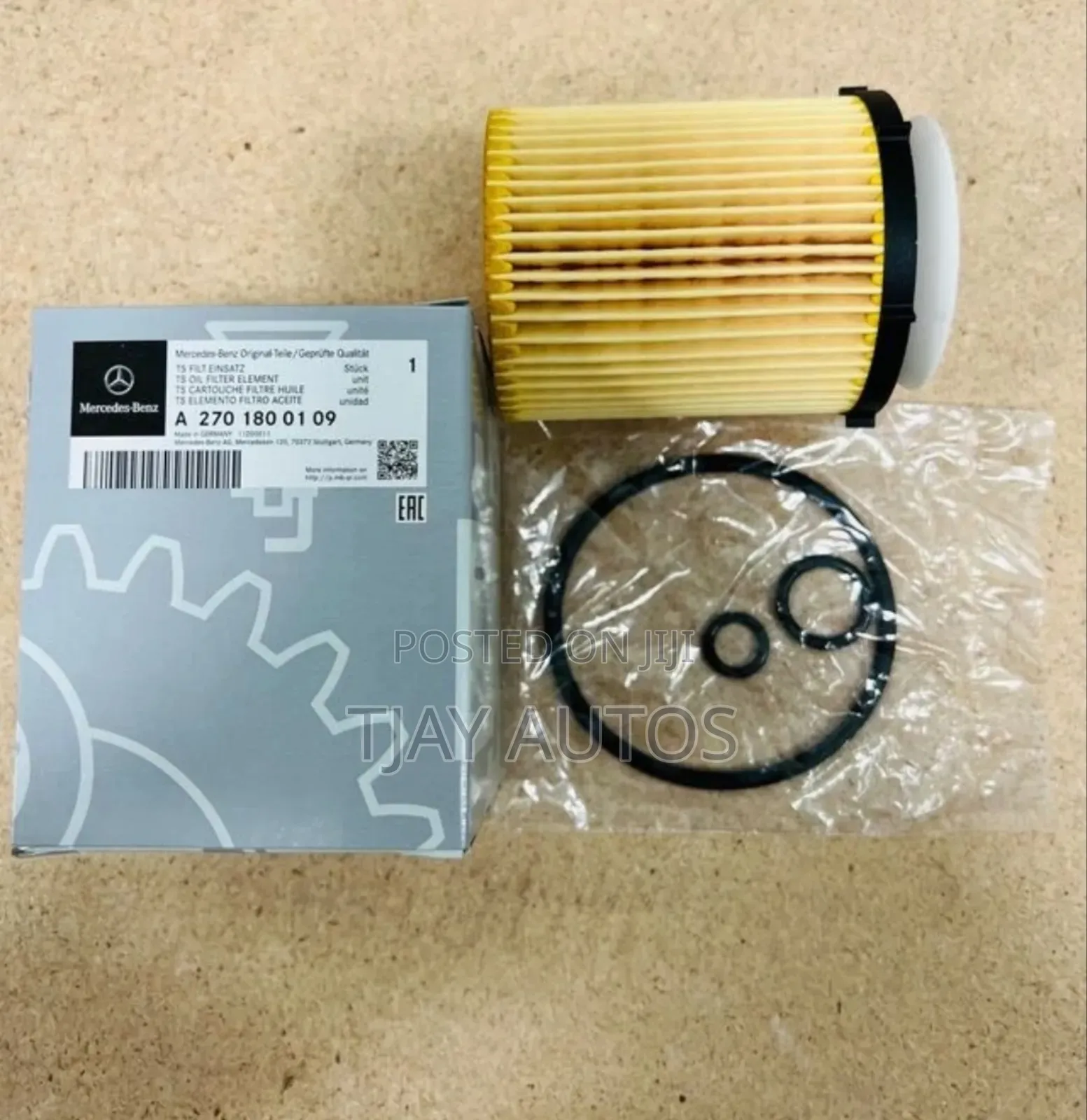 270 Oil Filter Element Kit for Mercedes W117 W205 GLC Gla