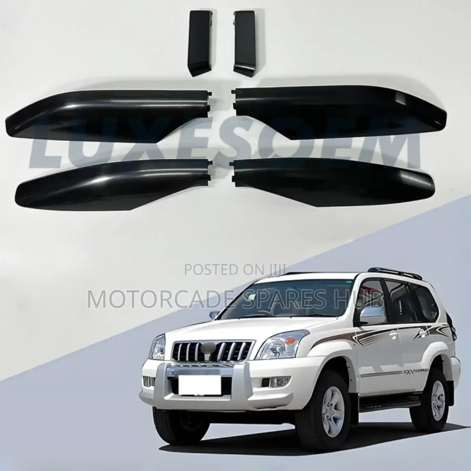 Toyota Landcruiser Prado J120 2003-2009 Roof Rail/Roof Rack Cover
