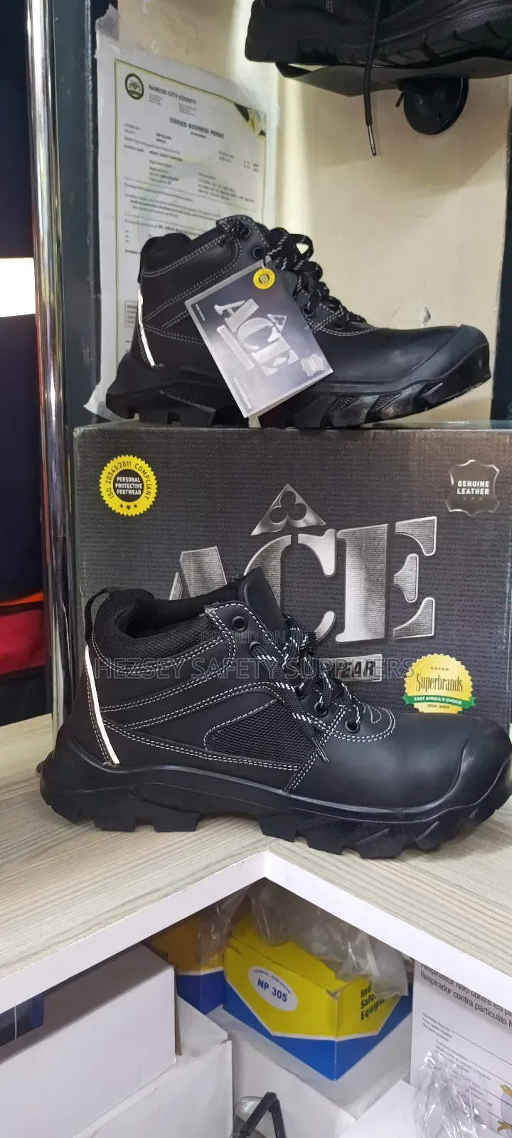 Ace Wolverine Safety Boots