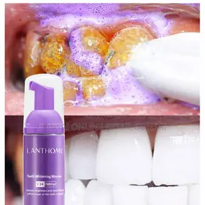 V34 Teeth Whitening Mousse Yellow Teeth Plaque Removal Fresh Breath