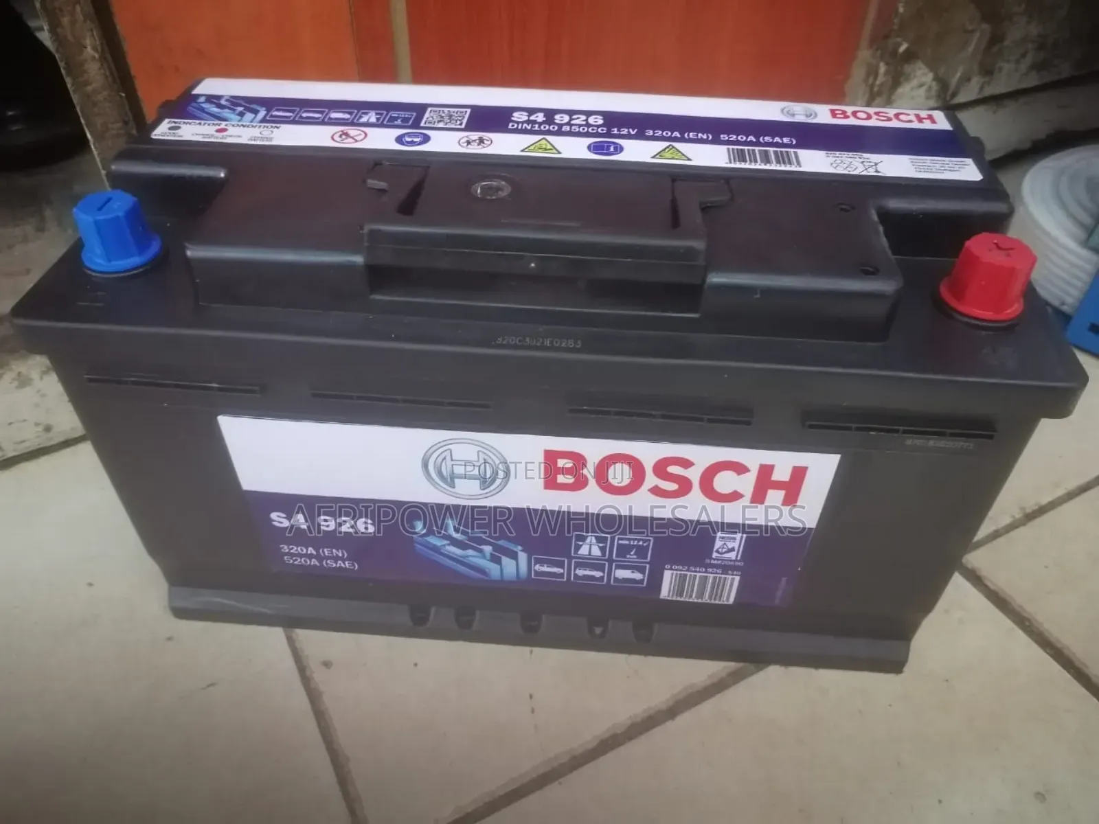 Bosch S4 Din 100 Car Battery Maintenance Free