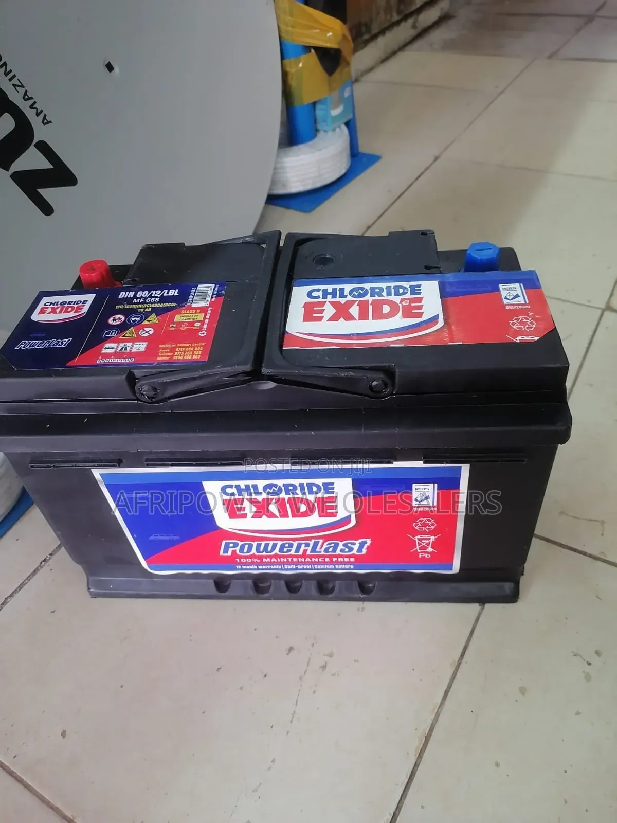 Chloride Exide Din 80 Car Battery