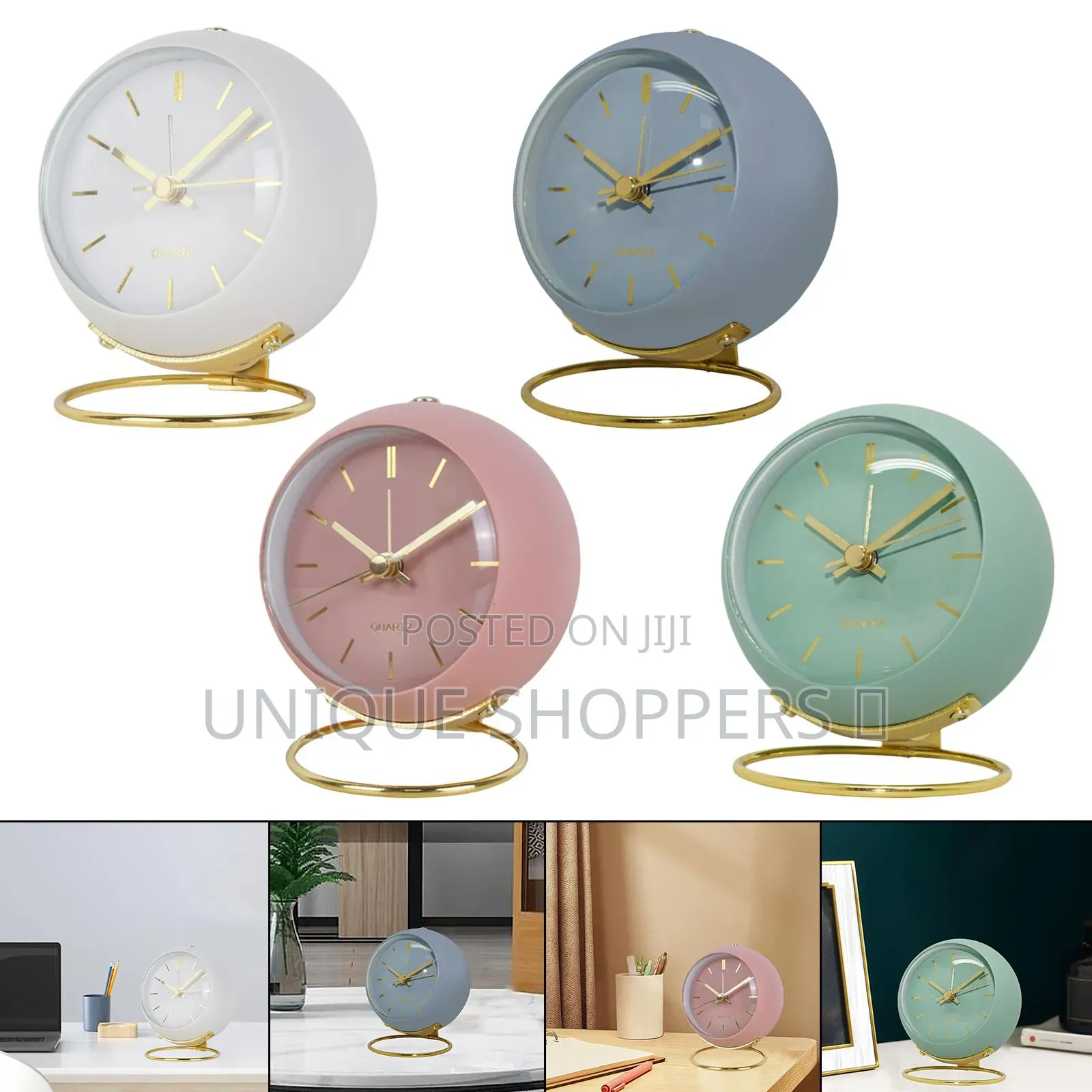Unique Nordic Silent Smart Alarm Clock Desk Digital*