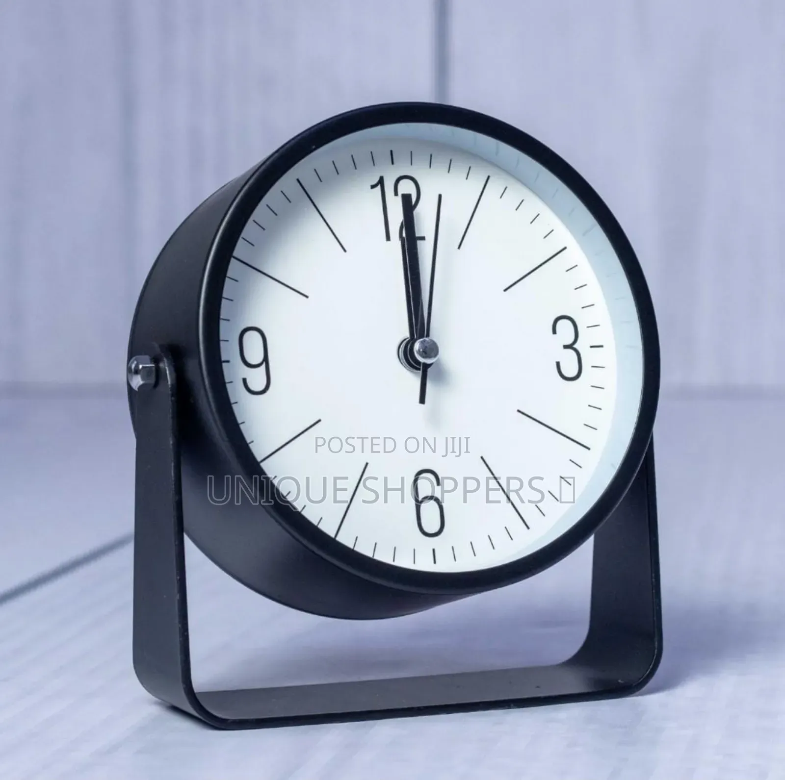 Stand Metallic Table Alarm Clock*