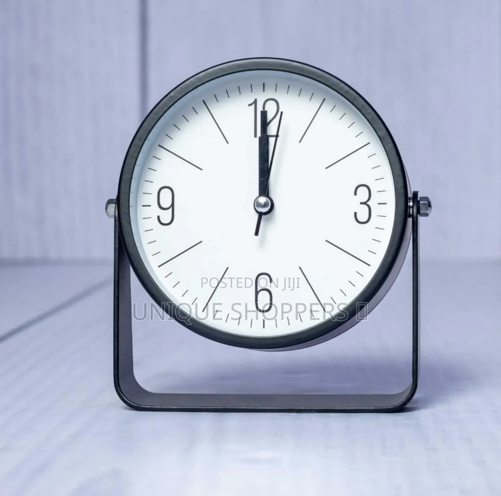 Stand Metallic Table Alarm Clock*