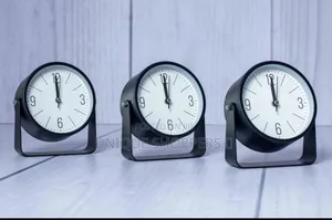 Stand Metallic Table Alarm Clock*