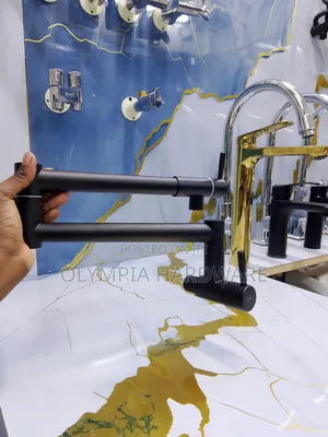 Black Pot Filler Kitchen Tap (Heavy Duty