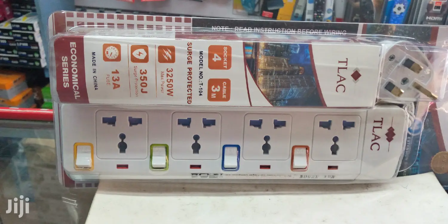 Tlac 4 Surge Protected Socket 3mtr