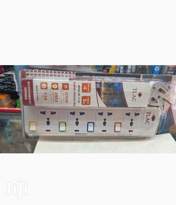 Tlac 4 Surge Protected Socket 3mtr - thumbnail 2