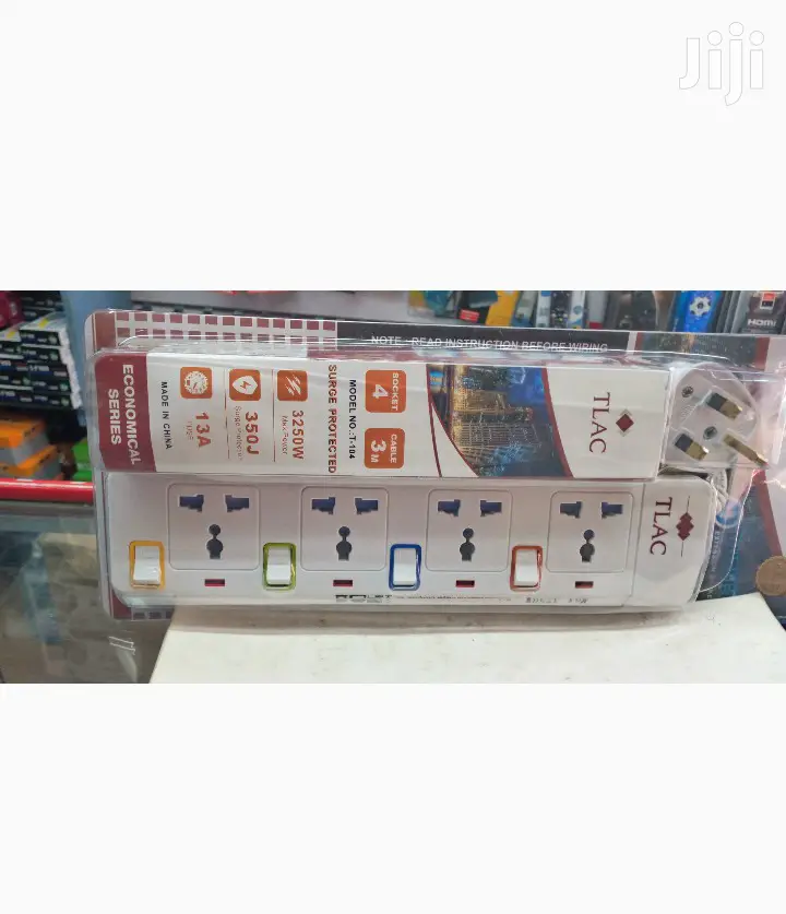 Tlac 4 Surge Protected Socket 3mtr