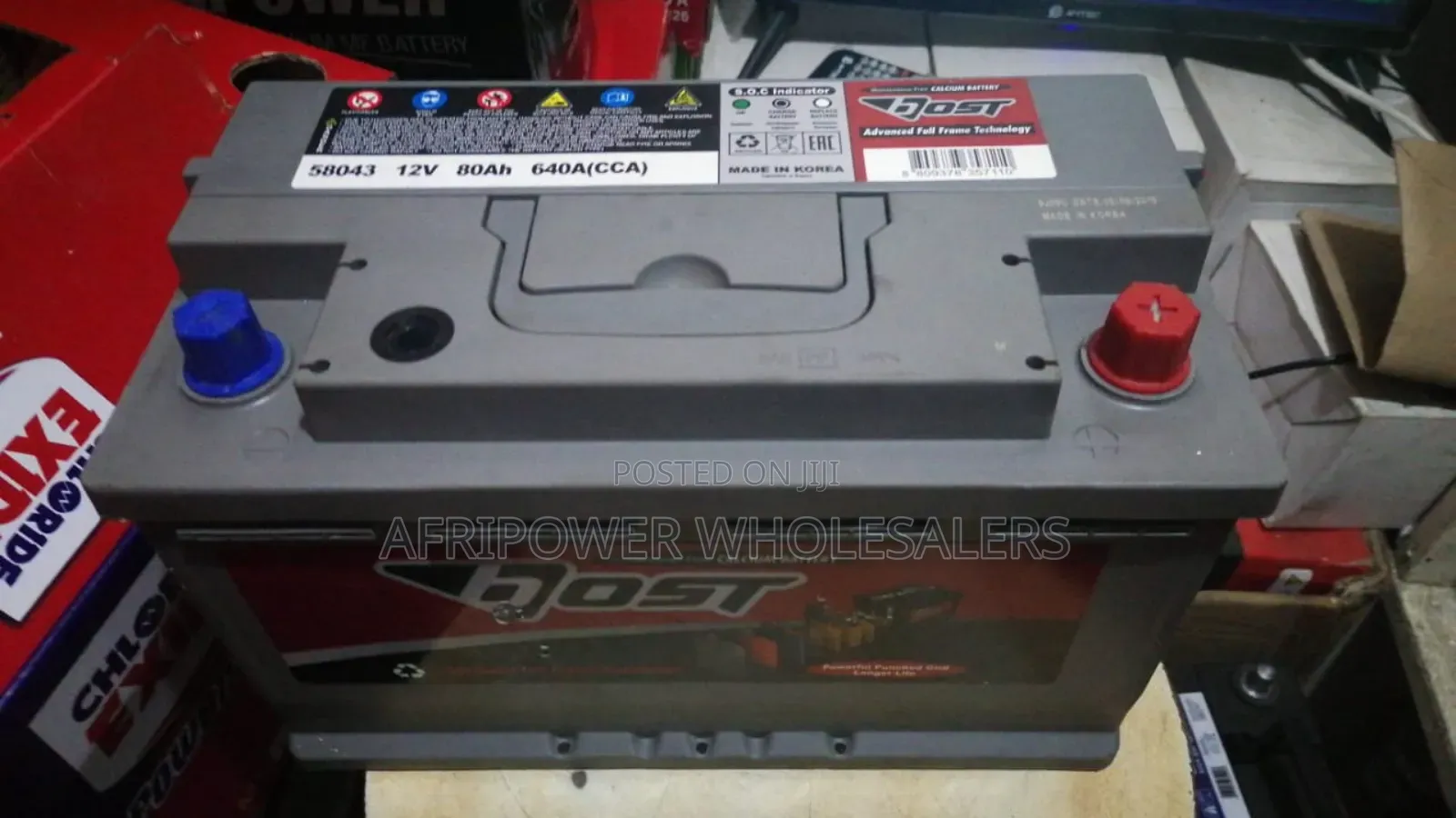 Bost Din 80ah Car Battery Maintenance Free