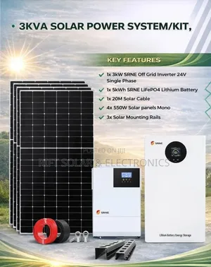 New 3.2kva Hybrid Inverter - 5kwh Lithium Battery Kit Pay on Delivery