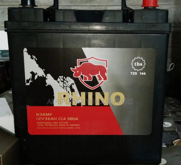 Rhino Ns40/ 36ah Car Battery Mf