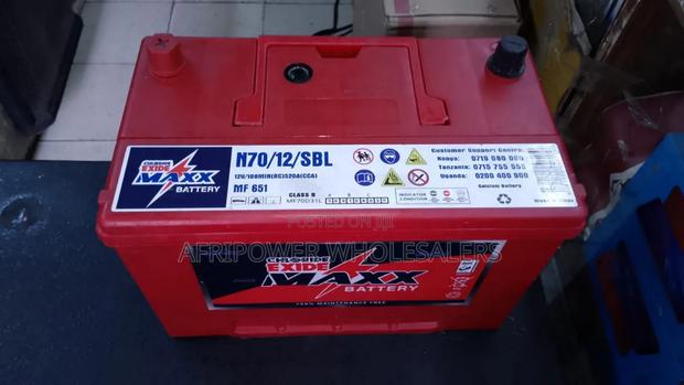 Chloride Exide Maxx N70 Car Battery Mf - thumbnail 2