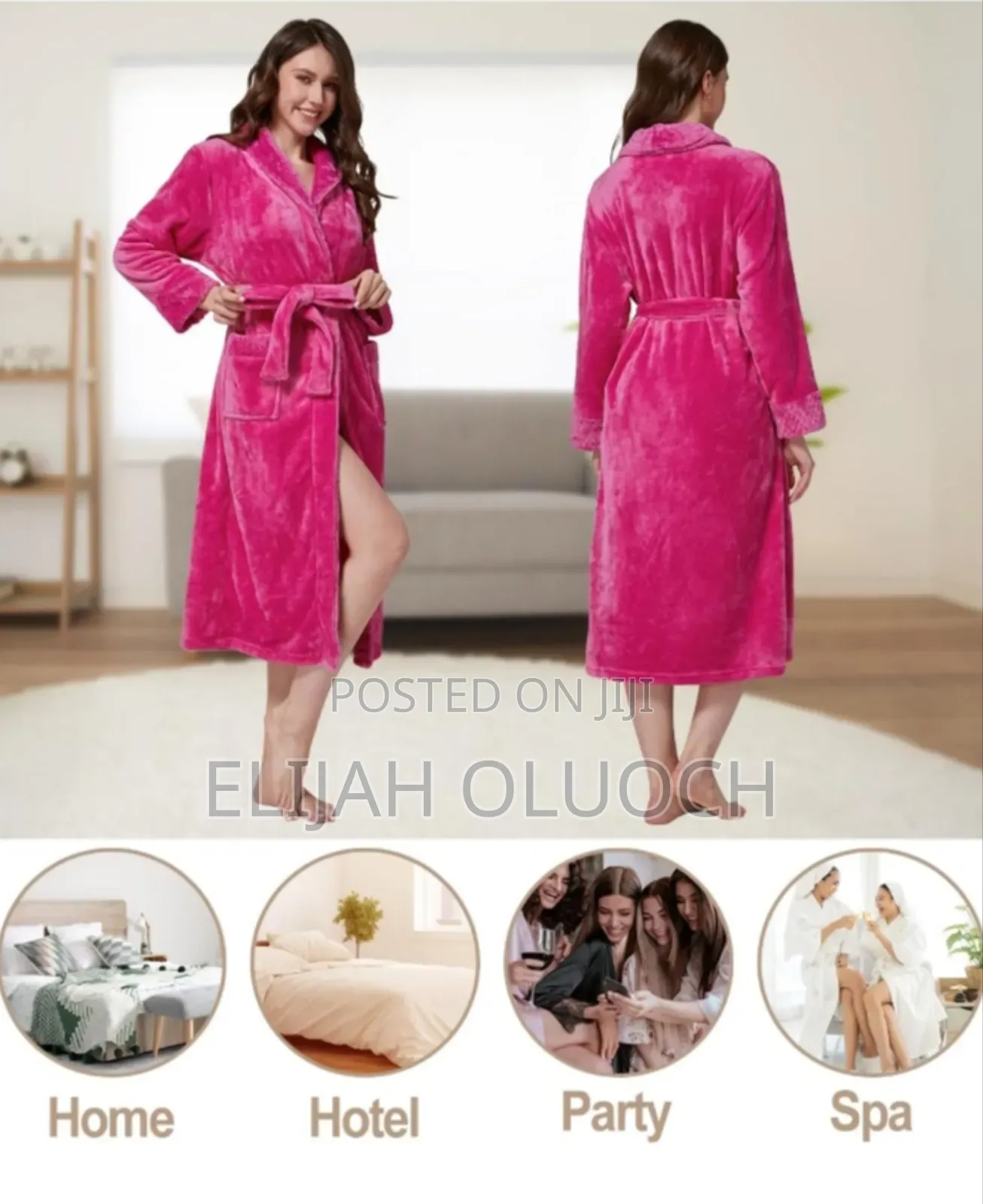 Quality Unisex Fleece Bathrobes