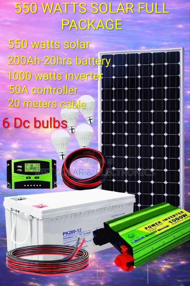 Dependable Power 500 Watts Home Solar Solution - 200ah Battery Kit - main view