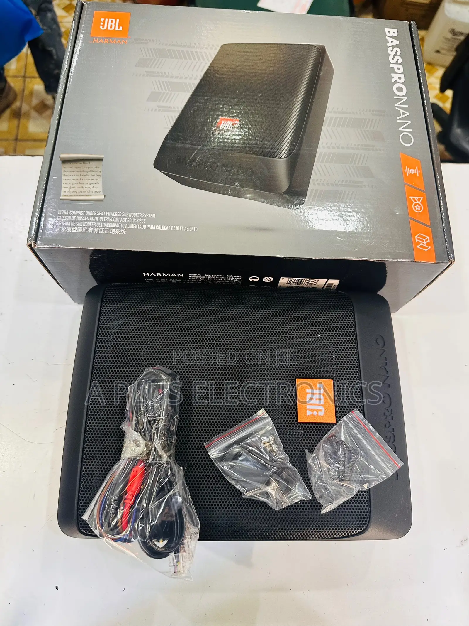 JBL Underseat Subwoofer – Deep Bass Without Taking Space