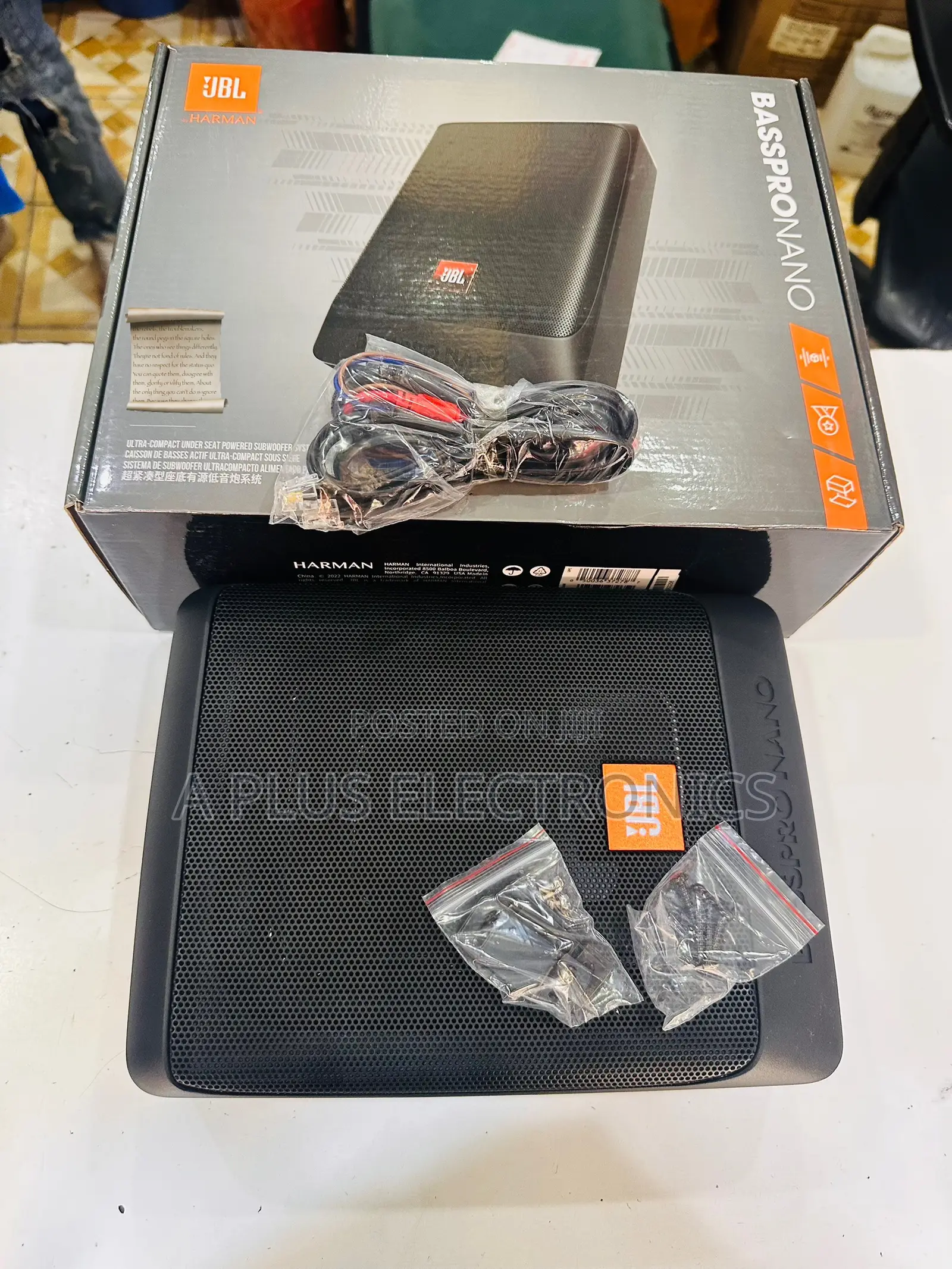 JBL Underseat Subwoofer – Deep Bass Without Taking Space