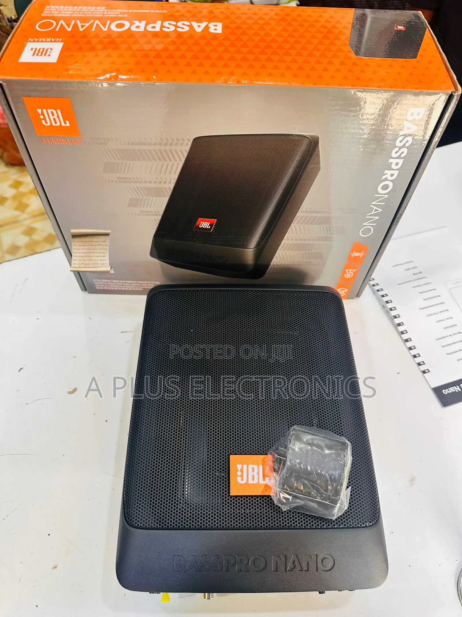 JBL Underseat Subwoofer – Loud, Clear and Durable