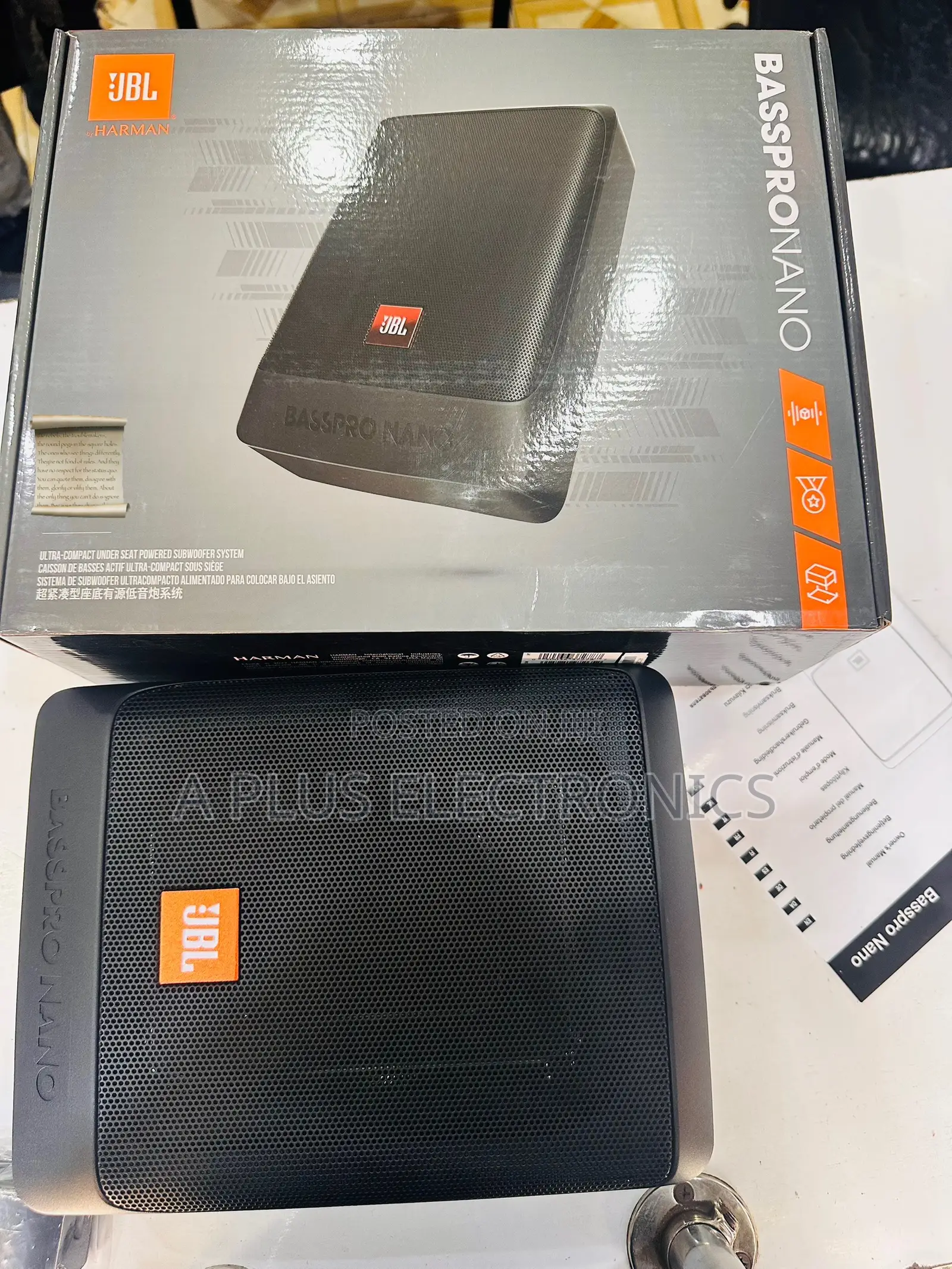JBL Underseat Subwoofer – Premium Bass Enhancer