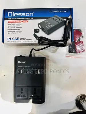 Olesson 1662 Car Inverter 150w – Perfect for Charging in Cars