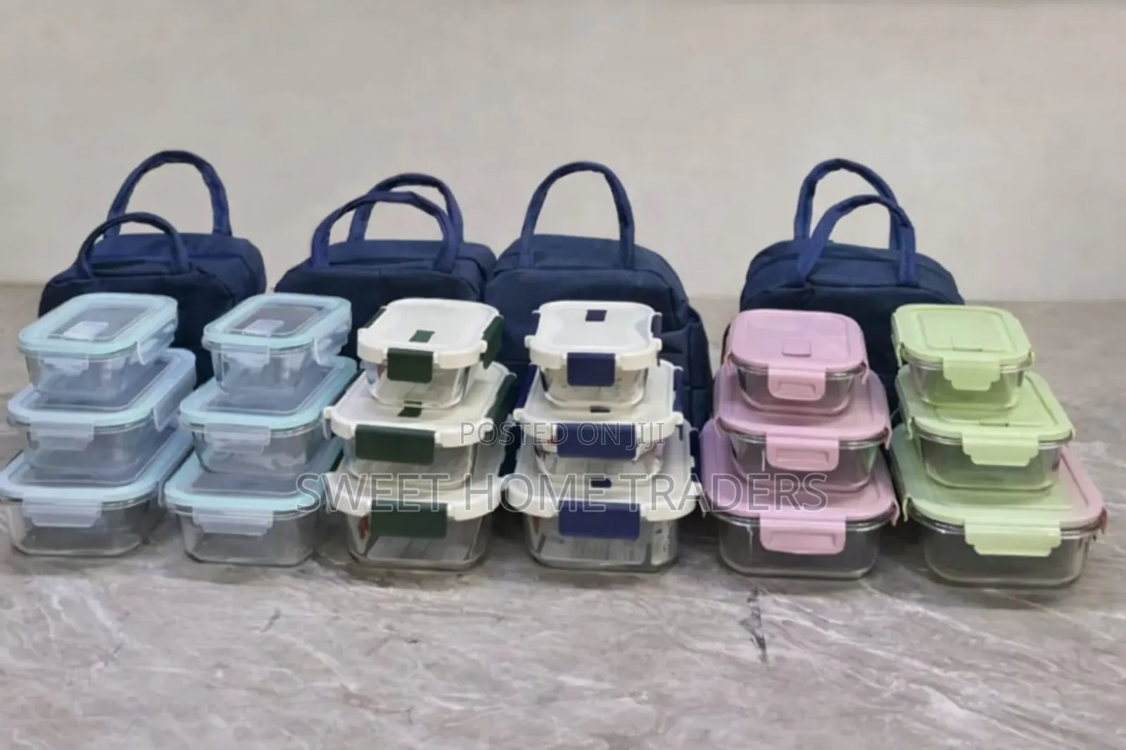 Glass Snack Box With Lunch