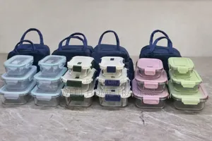 Glass Snack Box With Lunch